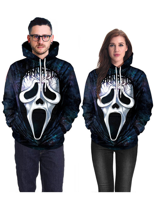 Simone Halloween Street Hoodie 3D Horror Mask Avatar Print