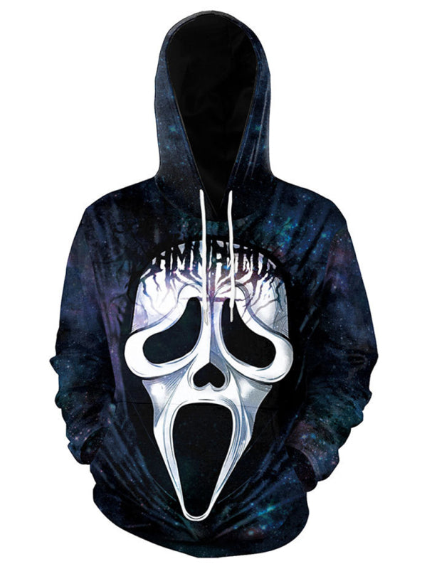 Simone Halloween Street Hoodie 3D Horror Mask Avatar Print