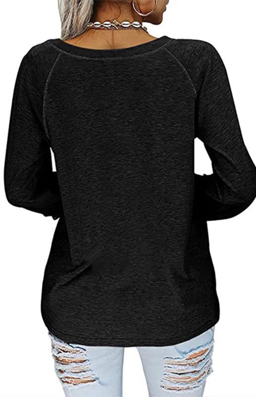 Kyla Women's Fashion Casual V Neck Lace Top