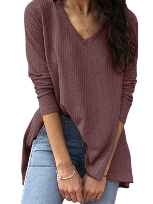 Tianna Fall Casual Bottomed Shirt Long Sleeve T-Shirt