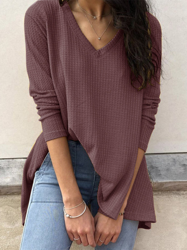 Tianna Fall Casual Bottomed Shirt Long Sleeve T-Shirt