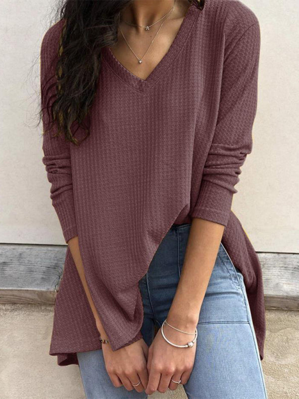 Tianna Fall Casual Bottomed Shirt Long Sleeve T-Shirt