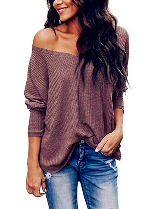 Tianna Fall Casual Bottomed Shirt Long Sleeve T-Shirt