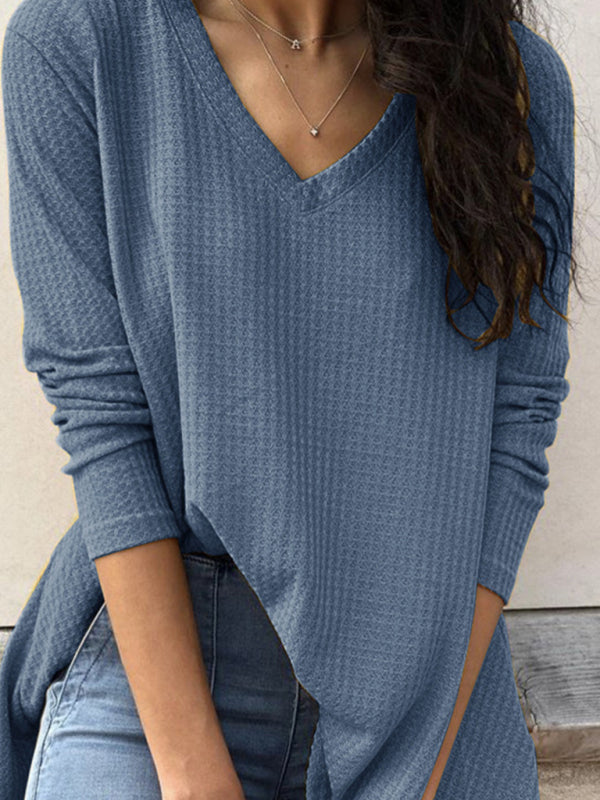 Tianna Fall Casual Bottomed Shirt Long Sleeve T-Shirt