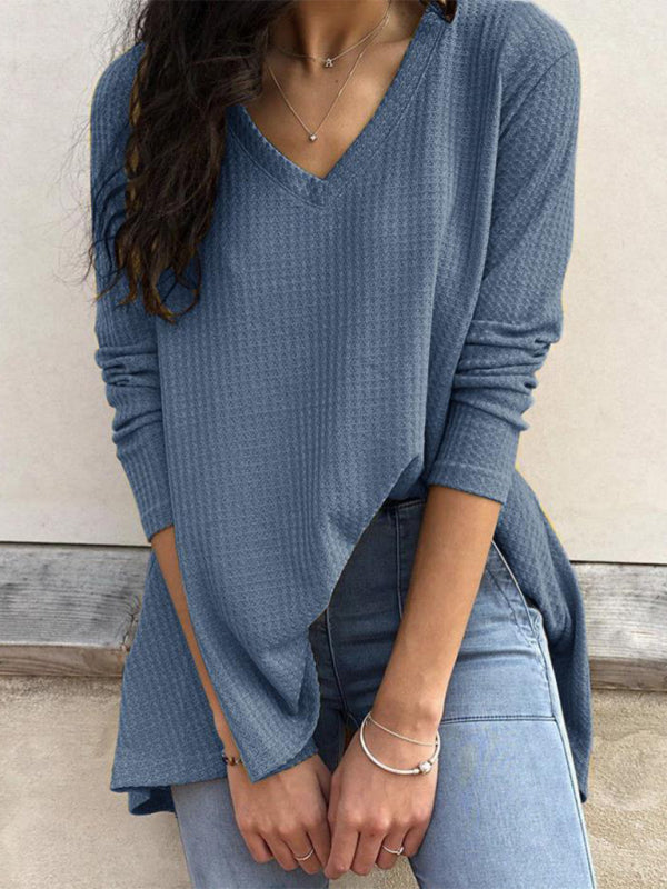 Tianna Fall Casual Bottomed Shirt Long Sleeve T-Shirt