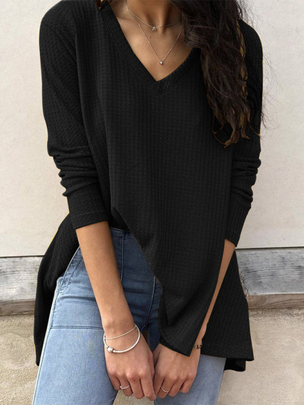 Tianna Fall Casual Bottomed Shirt Long Sleeve T-Shirt