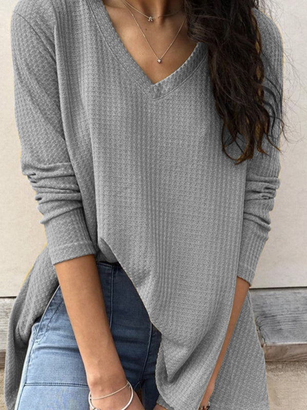 Tianna Fall Casual Bottomed Shirt Long Sleeve T-Shirt