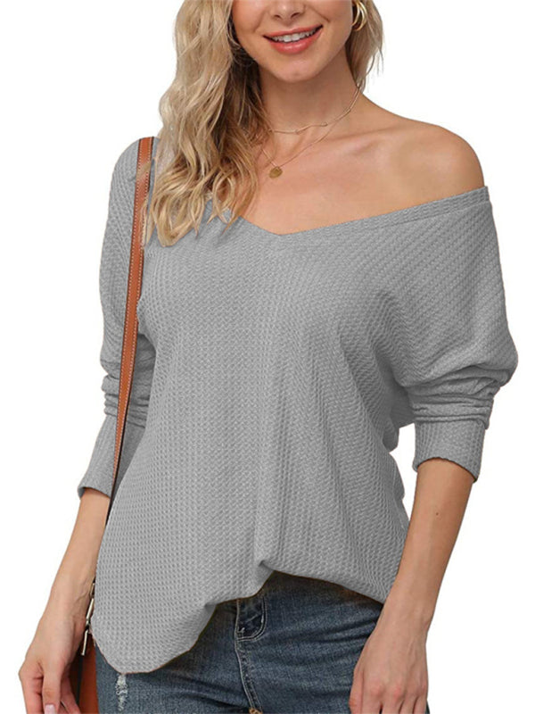 Tianna Fall Casual Bottomed Shirt Long Sleeve T-Shirt