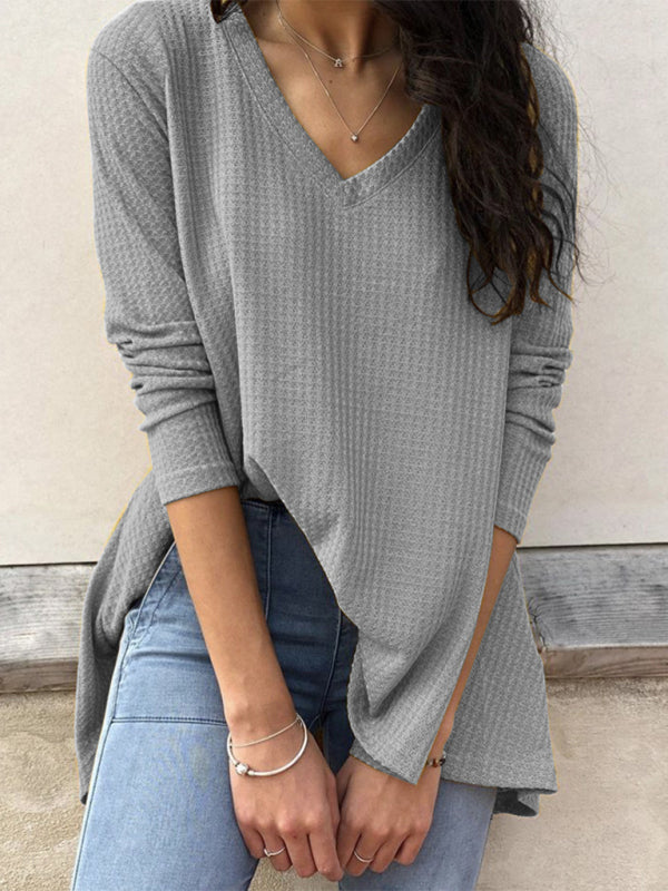 Tianna Fall Casual Bottomed Shirt Long Sleeve T-Shirt