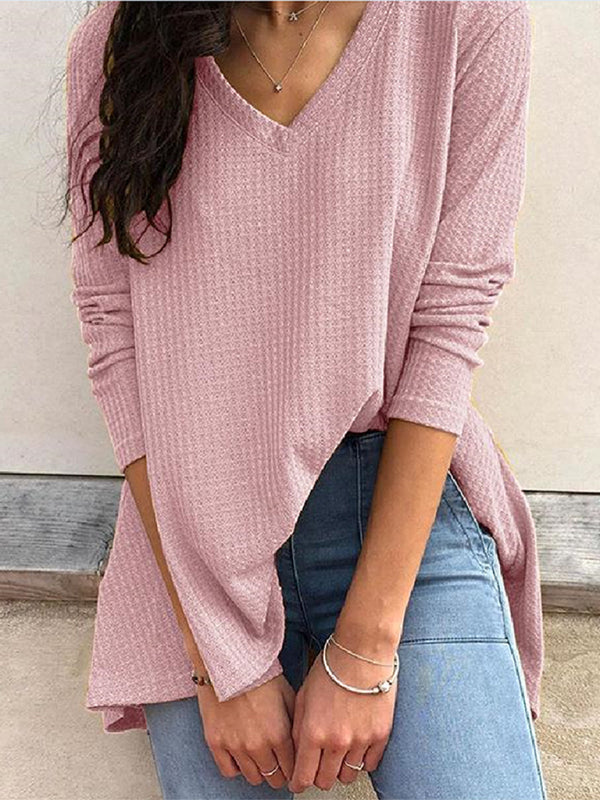 Tianna Fall Casual Bottomed Shirt Long Sleeve T-Shirt