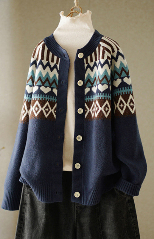 Marlene Spring New Loose Sweater Coat Cardigan