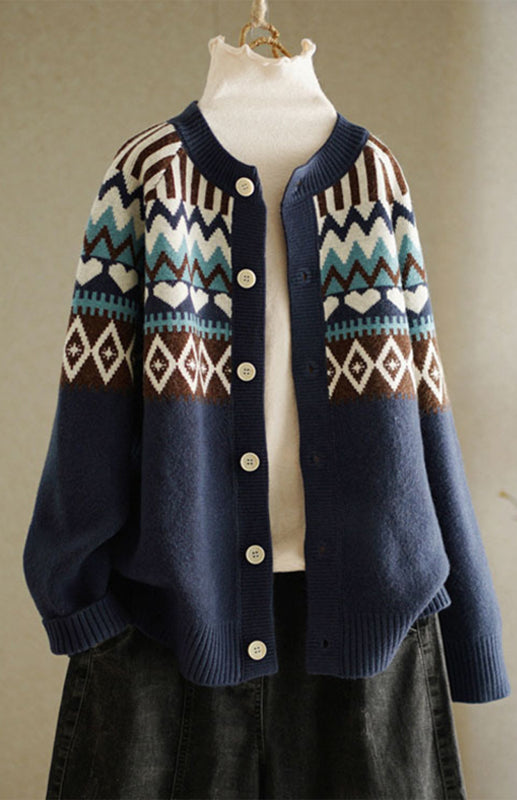 Marlene Spring New Loose Sweater Coat Cardigan