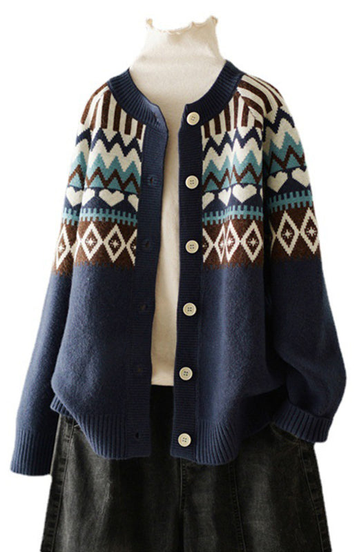 Marlene Spring New Loose Sweater Coat Cardigan