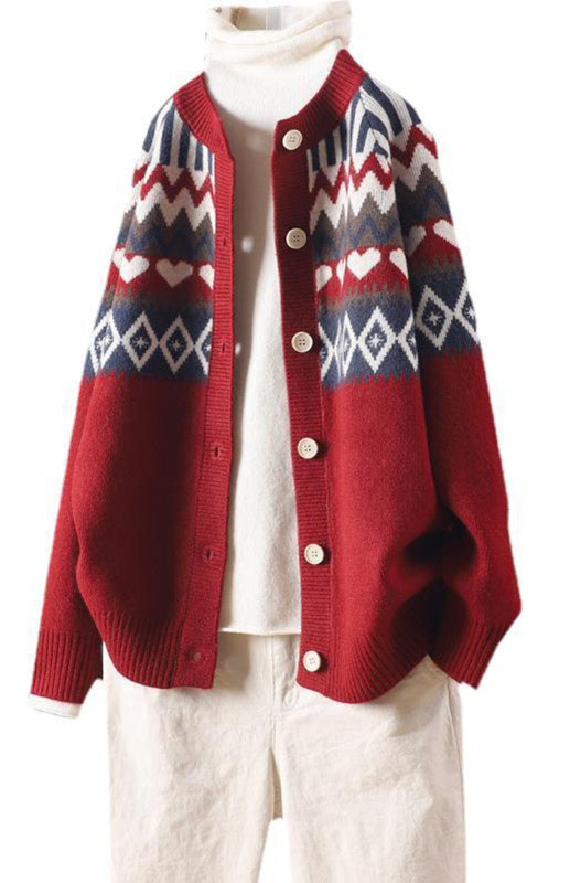 Marlene Spring New Loose Sweater Coat Cardigan