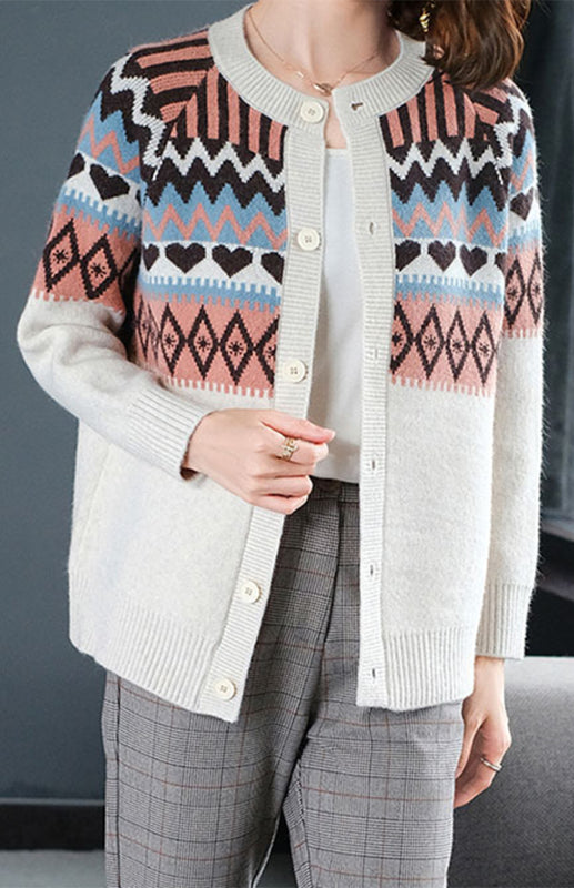 Marlene Spring New Loose Sweater Coat Cardigan