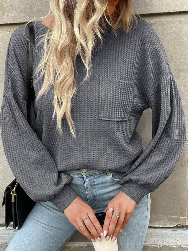 Samara Top Long Sleeve Grey Open Back Cutout Knit Sweater