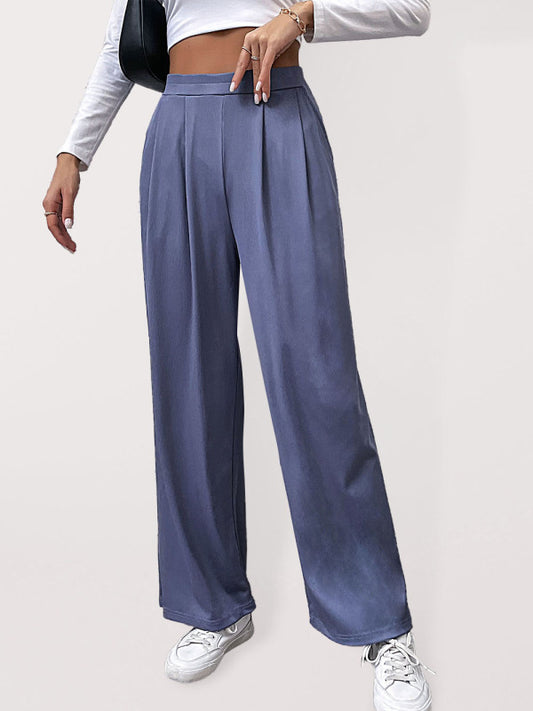 Sophia Wide Leg High Waist Pleated Pants Women